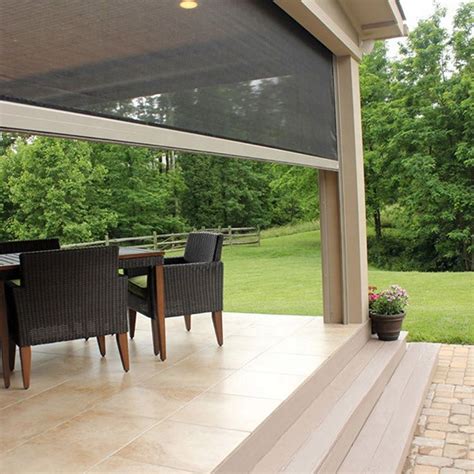 Garden Screen Zip Track Screen Retractable Patio Screens Motorized - Buy Patio Screens Motorized ...