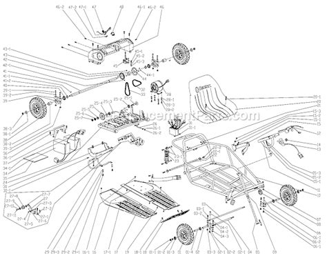 Razor Dune Buggy Parts List and Diagram : eReplacementParts.com