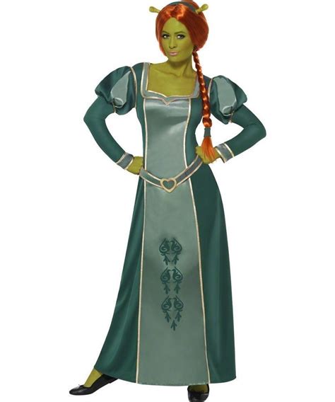 Shrek-Mens-Licensed-Fancy-Dress-Costume-Princess-Fiona-Ladies-Outfit-M ...