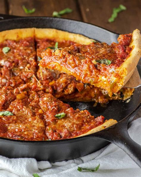 Chicago-Style Deep Dish Pizza Recipe - Chisel & Fork