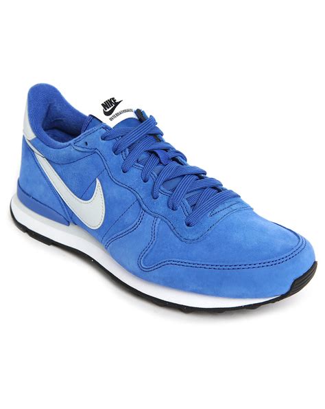 Nike Internationalist Blue Suede Sneakers in Blue for Men | Lyst