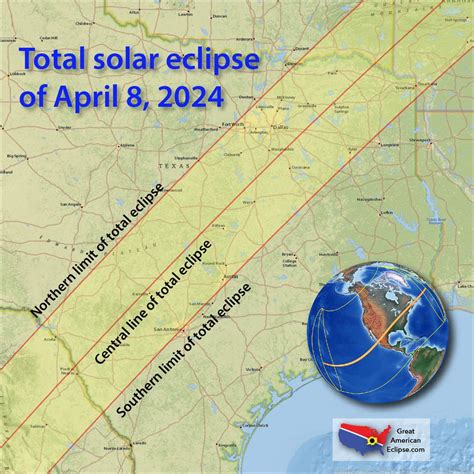 Total Solar Eclipse of 2024: Here Are Maps of the 'Path of Totality' | Space