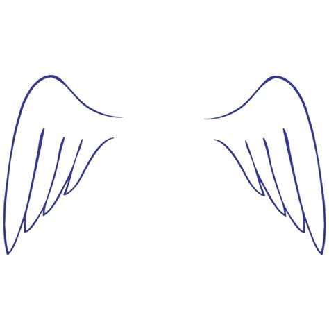 Simple Angel Wings PNG, SVG Clip art for Web - Download Clip Art, PNG ...