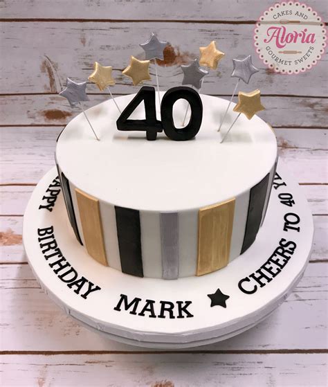 +22 Male 40Th Birthday Cake Designs 2024 - clowncoloringpages