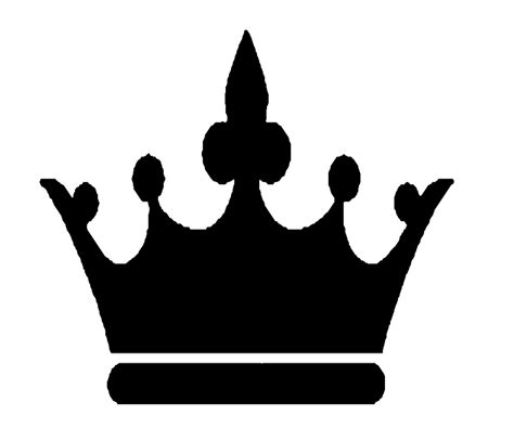 Crown black and white crown clipart - WikiClipArt