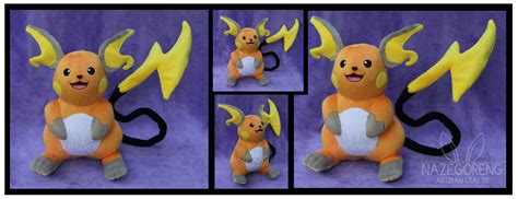 Raichu Custom Plush by Nazegoreng on DeviantArt