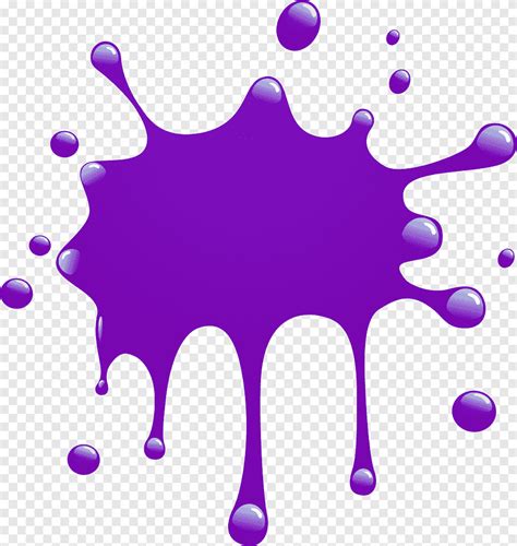 Free download | Drawing Painting, splash ink painting, purple, blue png ...