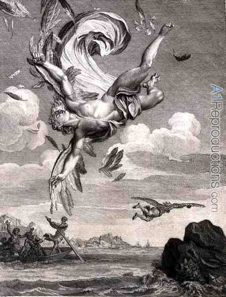 The Fall Of Icarus Painting at PaintingValley.com | Explore collection of The Fall Of Icarus ...