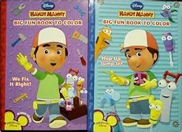 Handy Manny Big Fun Coloring Book (Handy Manny Big Fun Book to Color): Disney: 9781403782540 ...