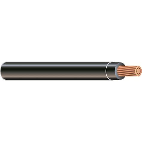 Southwire (By-the-Foot) 8 Black Stranded CU SIMpull THHN Wire 20488399 - The Home Depot