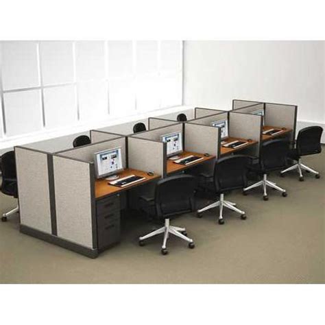 Office Cubicle Workstation, Dimension: 1200 x 600 x 750 mm, | ID: 19750340533