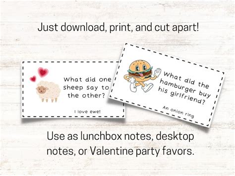 February Jokes for Kids, Printable Jokes for Kids, Lunchbox Notes ...