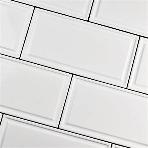 EliteTile Linio 6" x 12" Ceramic Subway Tile in White & Reviews | Wayfair