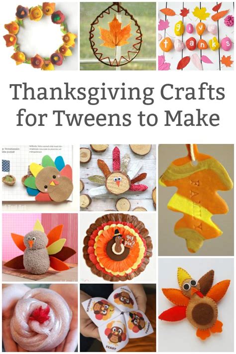 Creative Thanksgiving Crafts for Older Kids to Make