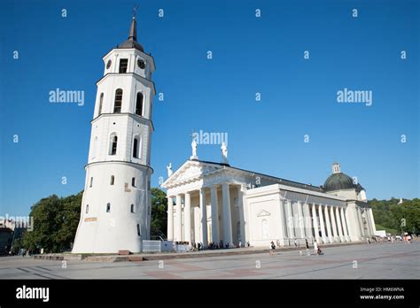 Vilnius Cathedral, St. Stanislaus Cathedral, Vilnius, Vilnius County, Lithuania Stock Photo - Alamy