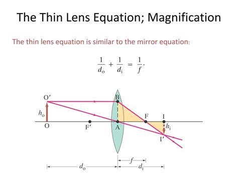 Thin Lens Equation Solver - Tessshebaylo