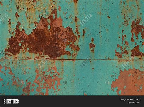 Rust On Painted Metal Image & Photo (Free Trial) | Bigstock