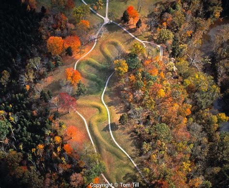 Serpent Mound Aerial View, Serpent Mound State Memorial, Ohio