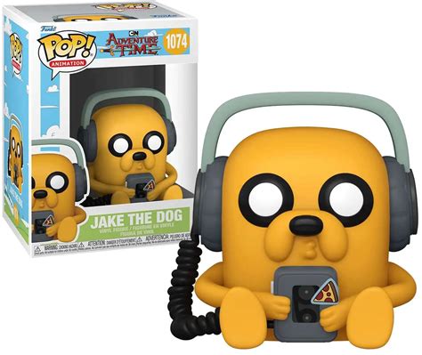 Funko Adventure Time POP Animation Jake Vinyl Figure 1074 with Player ...