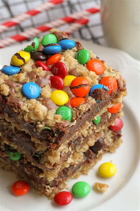 M&M Bars | Recipe | Oat bar recipes, Cookie bar recipes, Oat bars