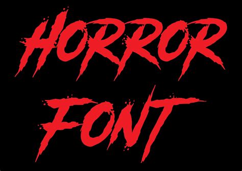 HORROR FONT SVG Instant Download Alphabet Svg Digital - Etsy Canada