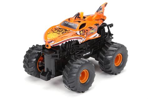 New Bright RC 1:43 Scale Remote Control Hot Wheels Tiger Shark Monster ...