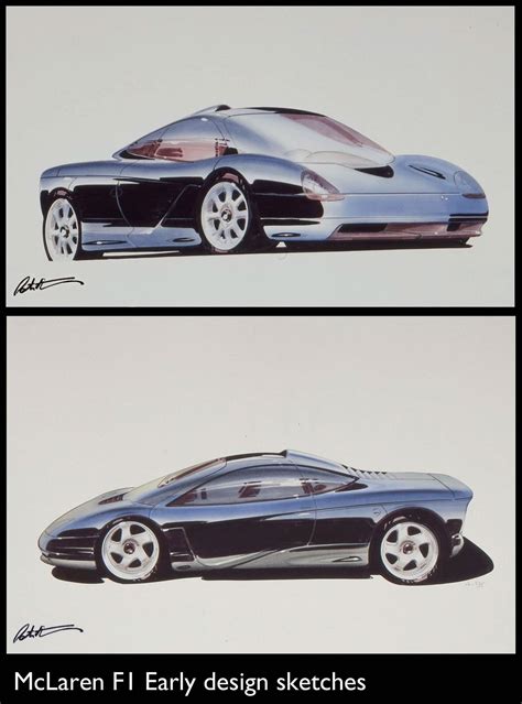 McLaren F1 early design sketches | カーデザイン, プロダクトスケッチ, デザイン