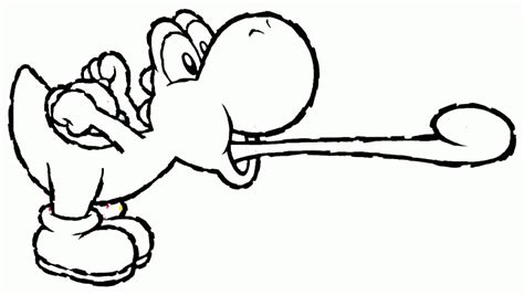 Coloring Pages Of Yoshi - Coloring Home