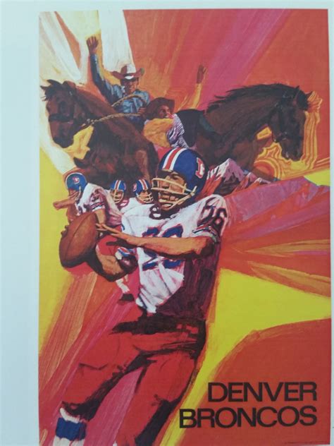 Lot of Vintage NFL Posters 1968 - 1972 ALL TEAMS Included, Pats, Packe ...