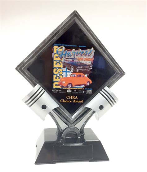 10.5" Diamond Resin Car Show Award - The Car Show Store