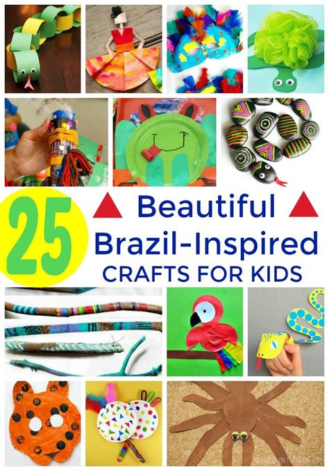 25 Beautiful Brazil-Inspired Crafts For Kids | Around the world crafts ...