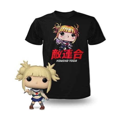 Funko POP! and Tee: My Hero Academia Himiko Unmasked Vinyl Figure and ...