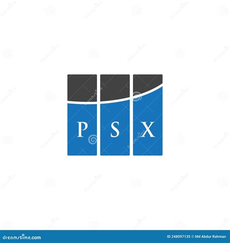 PSX Letter Logo Design on WHITE Background. PSX Creative Initials Letter Logo Concept. PSX ...