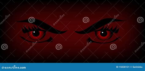 Vampire eyes stock vector. Illustration of ruby, religion - 15030131