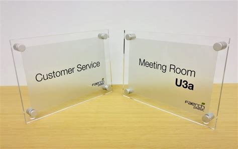 210x150mm-acrylic-door-signs-with-frosted-backing - BuySigns