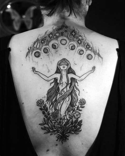 66 Gorgeous Witchy Tattoos To Embrace Your Magic Within