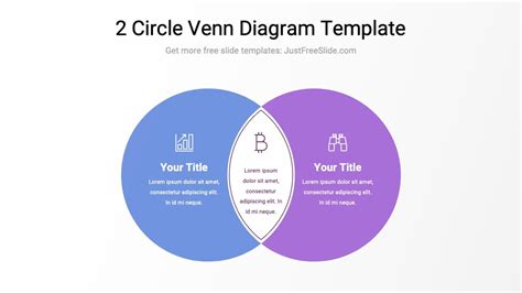 Free 2 Circle Venn Diagram PPT and Google Slides Template