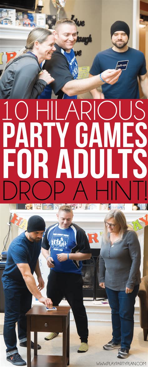 Hilarious Party Games for Adults | Birthday games for adults, Games for teens, Adult party games