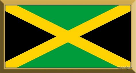 "Jamaica Flag Stickers, Gifts and Products" by mpodger | Redbubble