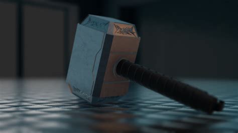 Thor Hammer (Mjolnir) Free 3D Model - .obj .max .c4d - Free3D