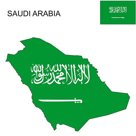 Saudi Arabia Flag Map and Meaning | Mappr