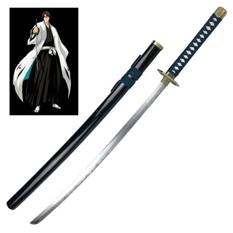 Kyoka Suigetsu Katana Sword Of Sosuke Aizen Replica - Bleach Cosplay Props - ReplicaSwords.us