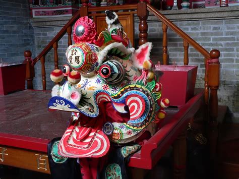 Colourful lion head. | Lion dance is a form of traditional d… | Flickr