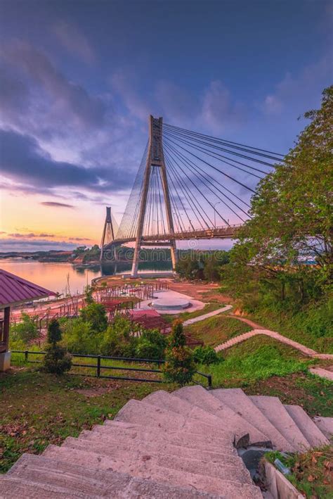 Barelang Batam Bridge Wonderful Indonesia Stock Image - Image of padang, panorama: 144367681