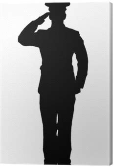 Download Military Salute Silhouette | Wallpapers.com