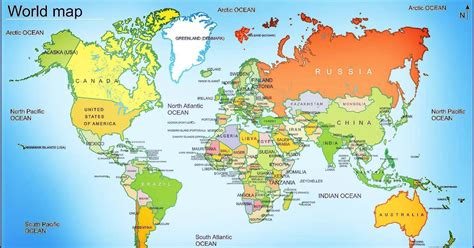 A Map Of The World With Names – Topographic Map of Usa with States