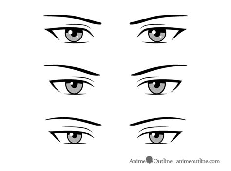 How To Draw Anime Eyes Males