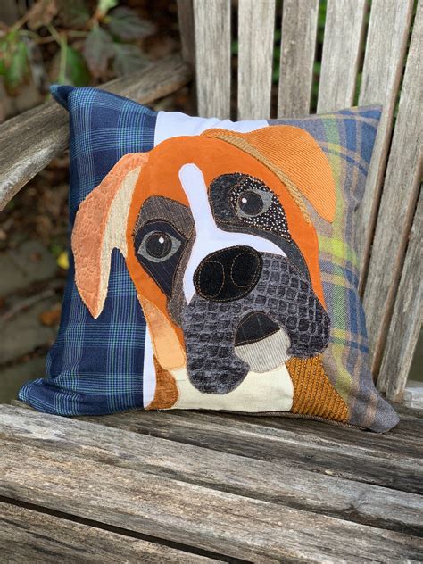 Boxer Dog Pillow, Pet Pillow, Dog Decor, Dog Lover Gift - Etsy