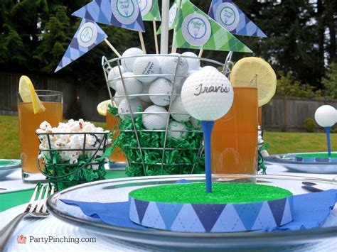 Golf party ideas for a theme birthday or Father's Day