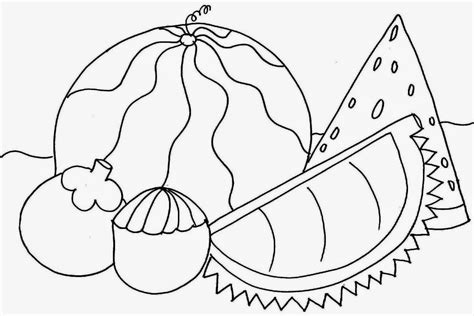 Buah Buahan Tempatan Drawing - chimdae web